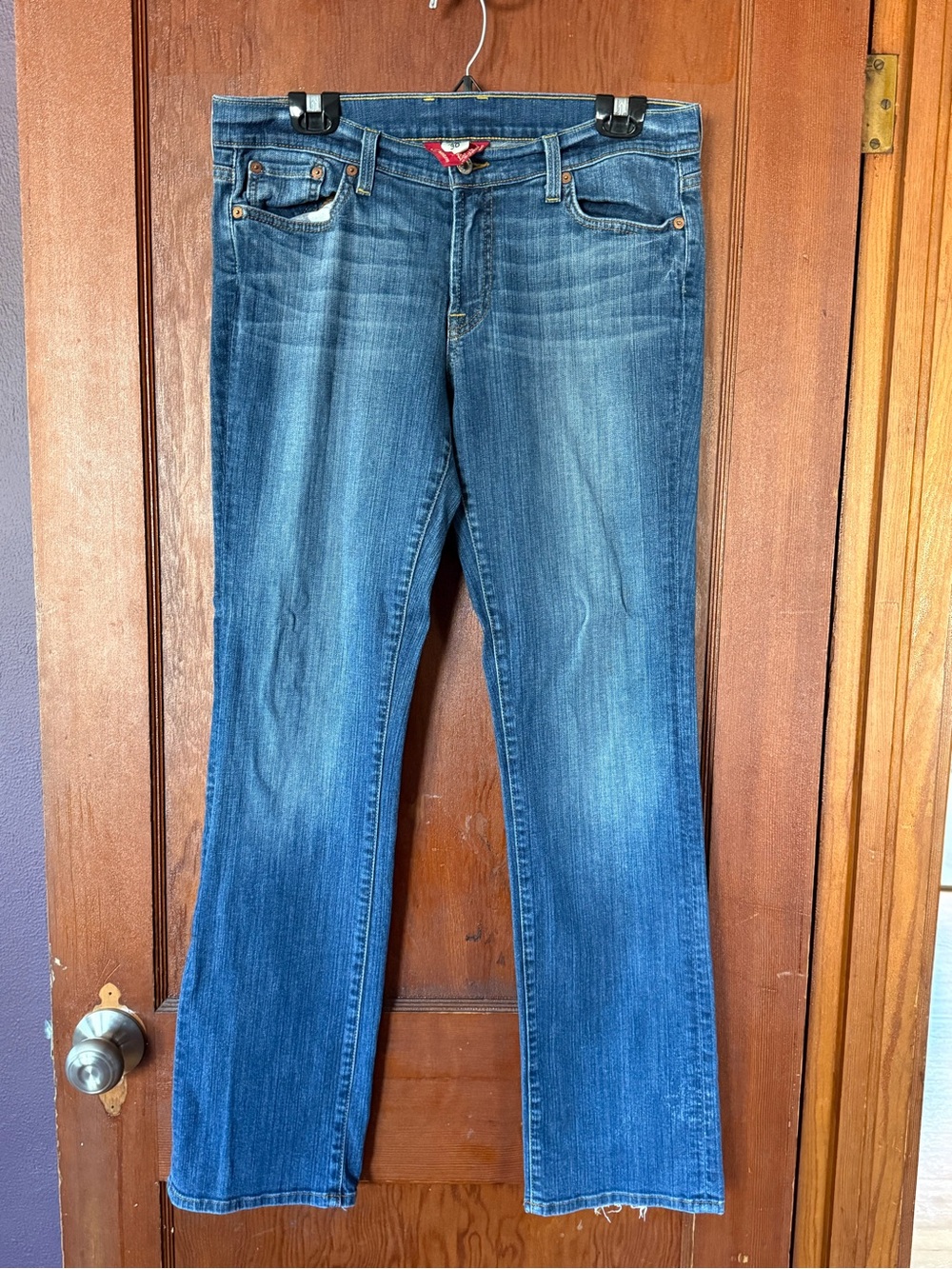 Lucky Brand Women's Sundown Straight Leg Medium Blue Jeans